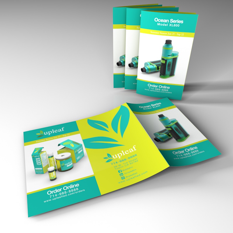 8.5X14 CANNABIS Brochure Printing