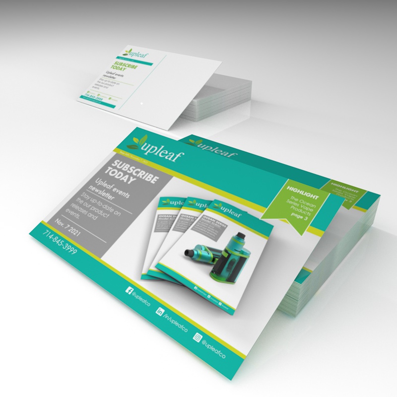 Cannabis Postcard Printing