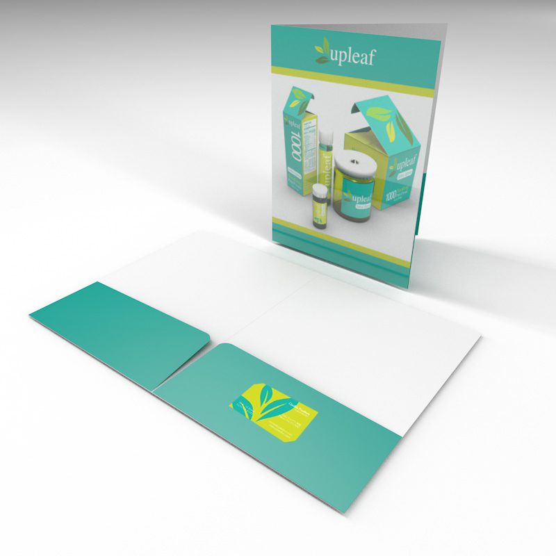 Cannabis Presentation Folder Printing