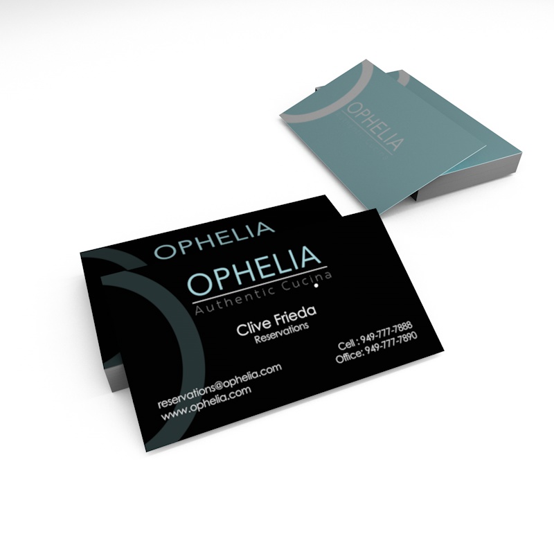 RESTAURANT BUSINESS CARD PRINTING