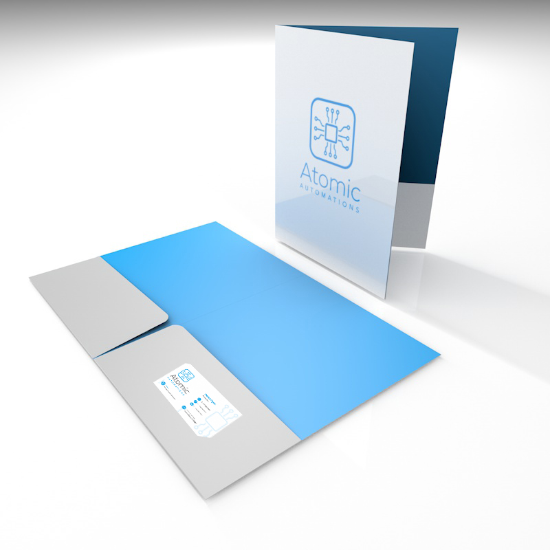 2-SIDED PRESENTATION FOLDERS PRINTING